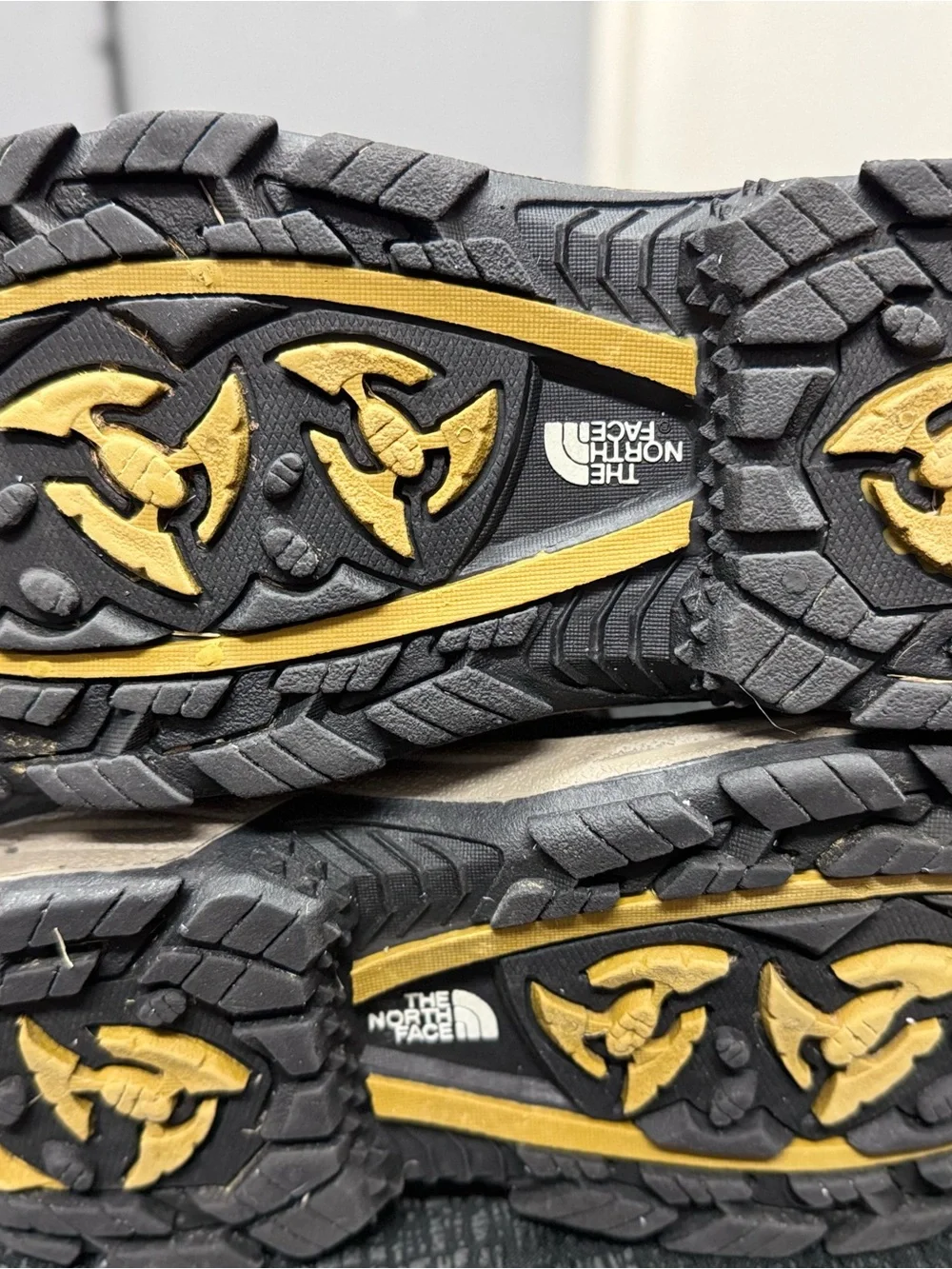 The North Face Kids Waterproof Snow Boots in Black and Tan